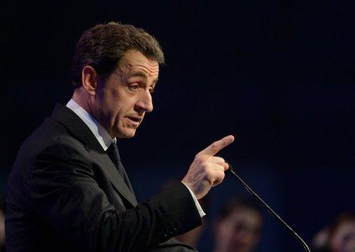  Nicolas Sarkozy le 29 avril 2012 à Toulouse AFP Eric Feferberg