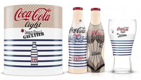 Jean Paul Gaultier habille les bouteilles de Coca Cola Light