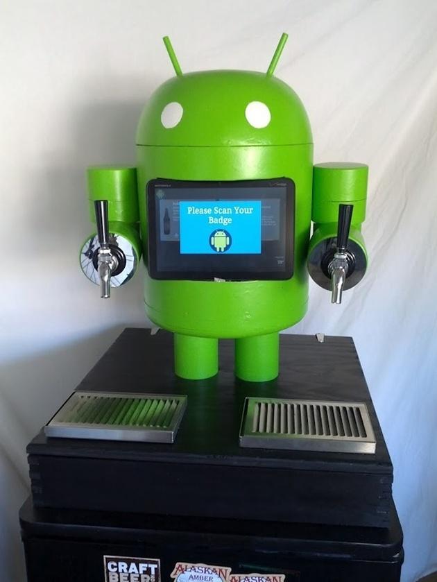 KegDroid, le robot Android distributeur de bière...