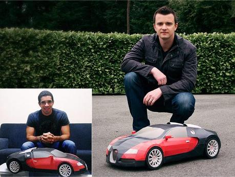 Bugatti Veyron en papercraft (!)