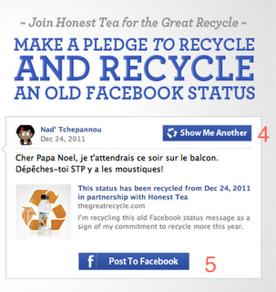 Recyclez vos anciens statuts #Facebook