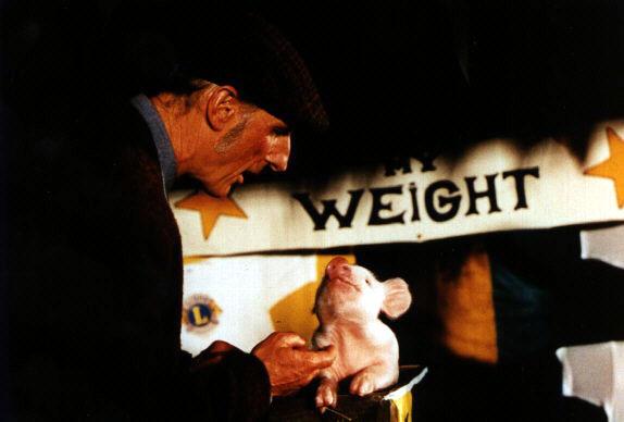 James Cromwell dans Babe, le cochon devenu berger