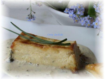 mousseline de st jacques au sel de truffle et sauce oseille