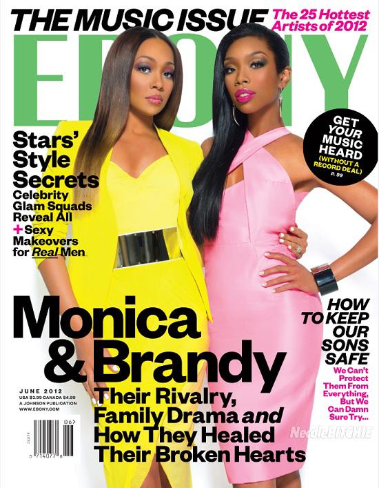 Brandy & Monica dans Ebony mag (The music issue)