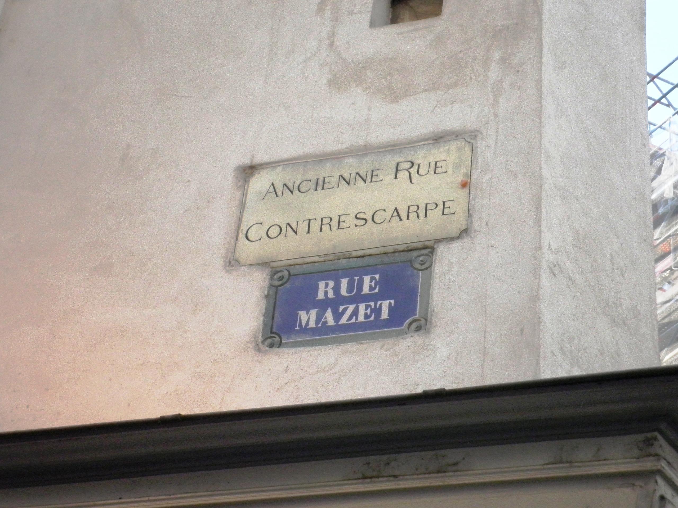 Plaques des rues de Paris