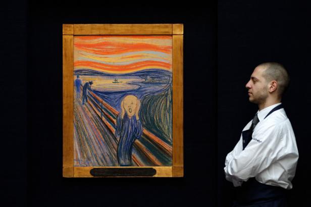 Le tableau «Le Cri», de Munch, vendu aux enchères le 2 mai pour 120 millions de dollars.