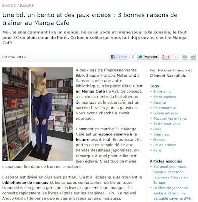 Une bd, un bento et des jeux vidéos : 3 bonnes raisons de traîner au Manga Café