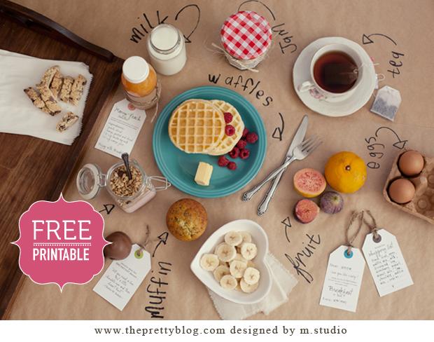 m studio breakfast 001 Breakfast in Bed {DIY}