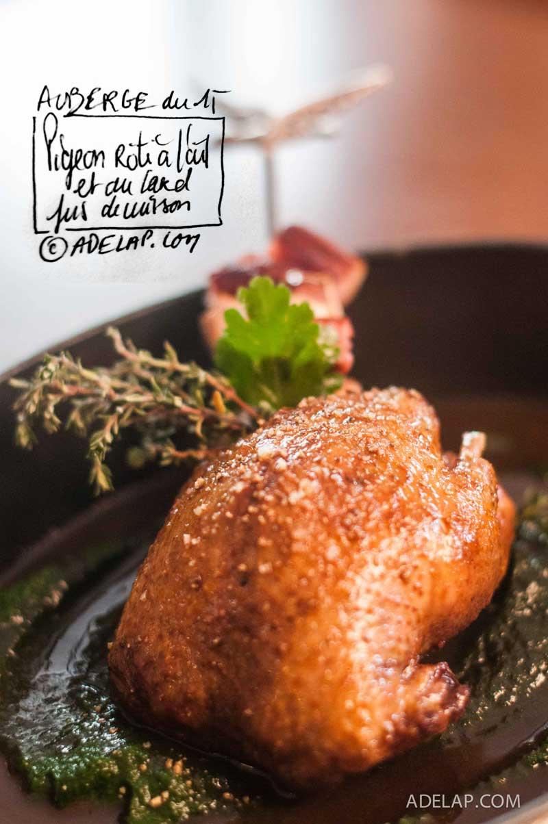 Gastronomie :: La nouvelle carte de l'Auberge du 15 du chef Nicolas Castelet. Seconde partie, les plats