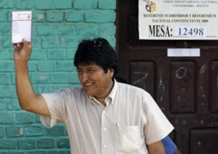 le président bolivien Evo Morales