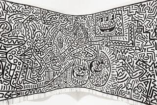 Doodle Keith Haring, peintre américain.