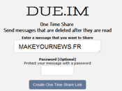 Envoyer messages privés toute sécurité avec DUE.IM
