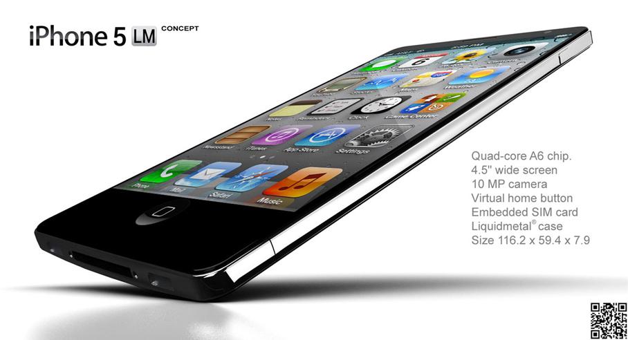 Un nouveau concept d’iPhone 5 très réussi : iPhone 5 LM (LiquidMetal)