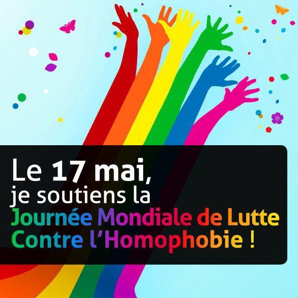17 mai, journée mondiale de lutte contre l'homophobie