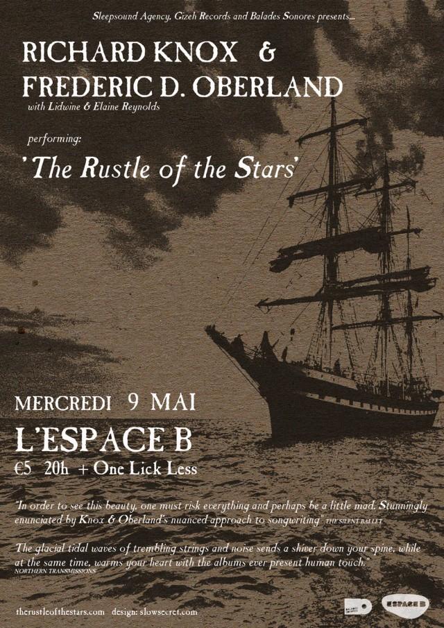 The Rustle Of The Stars le 9 mai à l’Espace B