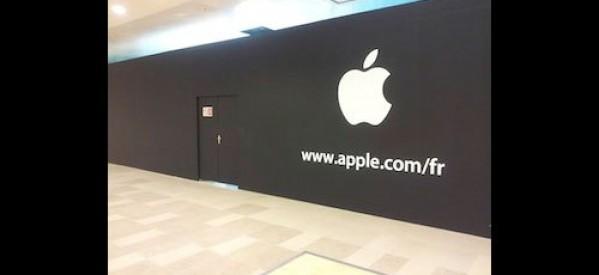 Un nouvel Apple Store en construction à la Défense à Paris
