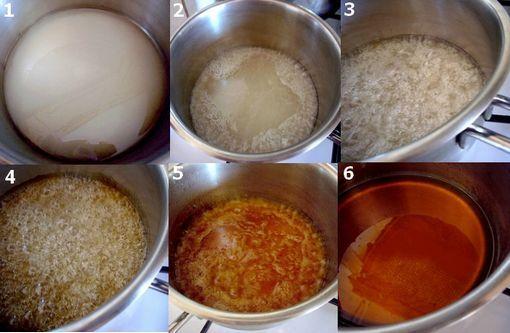 montage caramel liquide