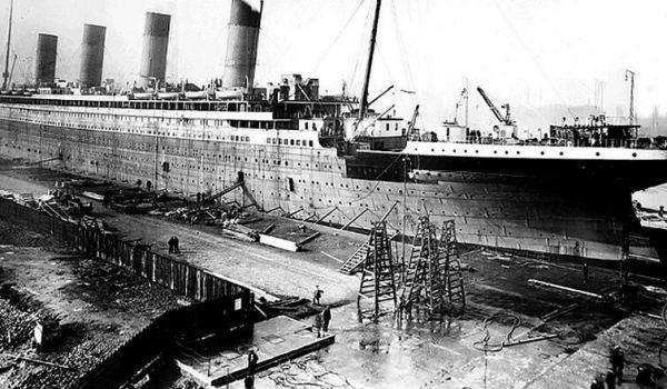Construction du Titanic en images