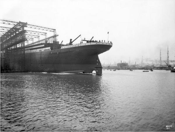 Construction du Titanic en images