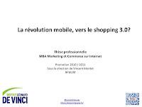 le slide du lundi : La révolution mobile, vers le shopping 3.0 - par Vincent Tessier