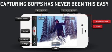 SloPro : Application Iphone gratuite pour faire des montages vidéos en caméra lente 60FPS