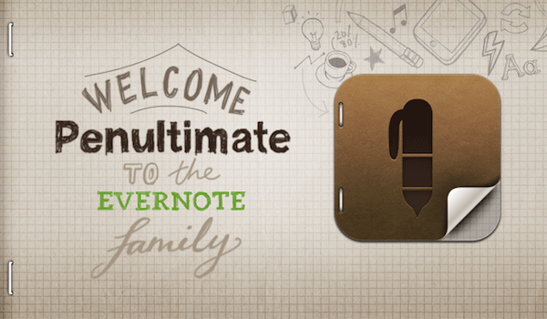 penultimate launch2 Evernote achète Penultimate, une application de notes manuscrites pour l’iPad