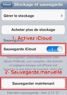 iphone ipad sauvegarde icloud 2 iPhone iPad: comment effectuer une sauvegarde manuelle de vos données