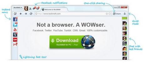 navigateur rockmelt navigateur rockmelt