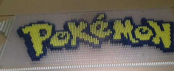 VIDEO – 30 000 dominos pour Nintendo !