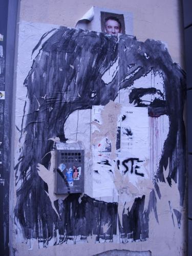 graffiti, paris, visage