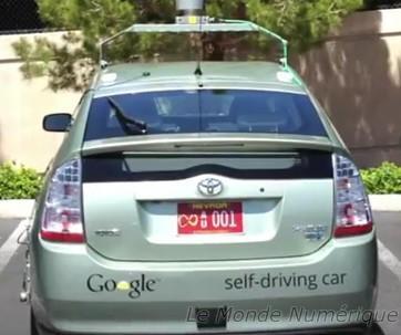 La voiture Google sans conducteur officiellement immatriculée