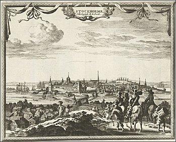 vue de stockholm 1726