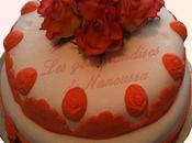 Wedding cake corail