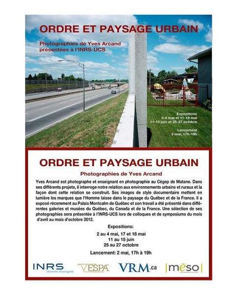 La ville comme lieu d'interface (9e Colloque de la Relève VRM)