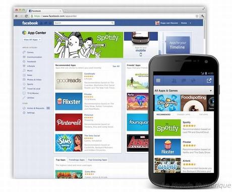 Facebook annonce le lancement de son App Center