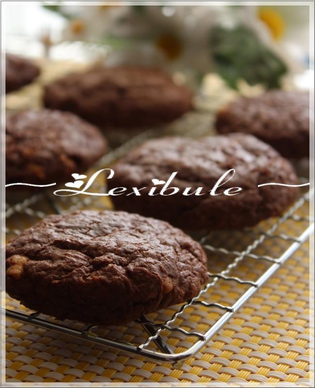 Biscuits-Brownies au gruau et au chocolat