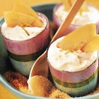 Mousse de melon au gingembre confit
