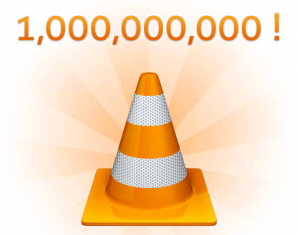 1billion 600x474 Le milliard pour VLC !