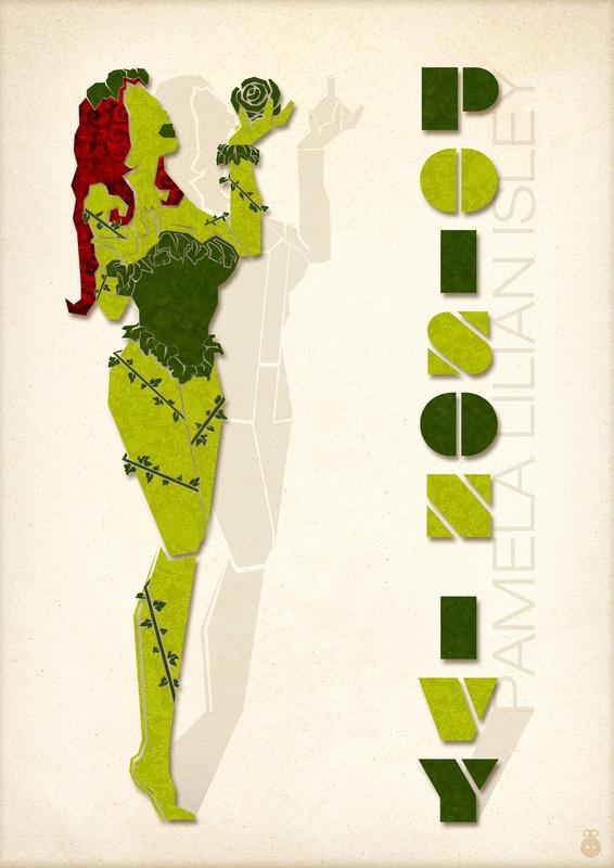 Super-héroïnes en Ombres et Polygones