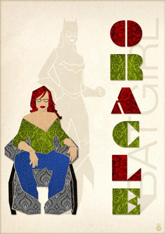 Super-héroïnes en Ombres et Polygones