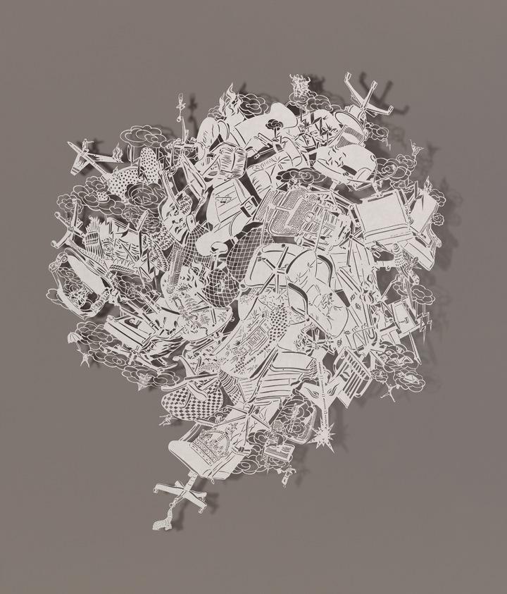 papier cutter 03 Des trous dans des feuilles de papier