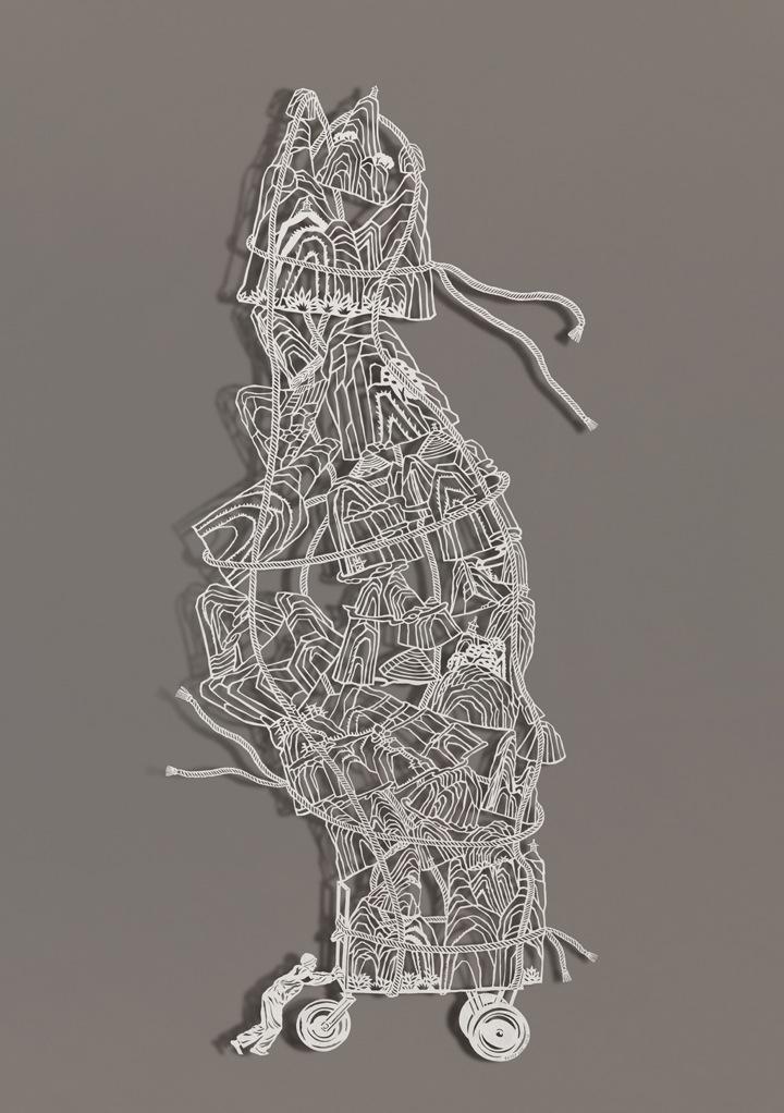 papier cutter 04 Des trous dans des feuilles de papier