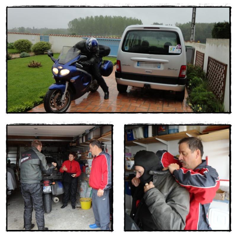 Le départ des motards, 8 mai 2012