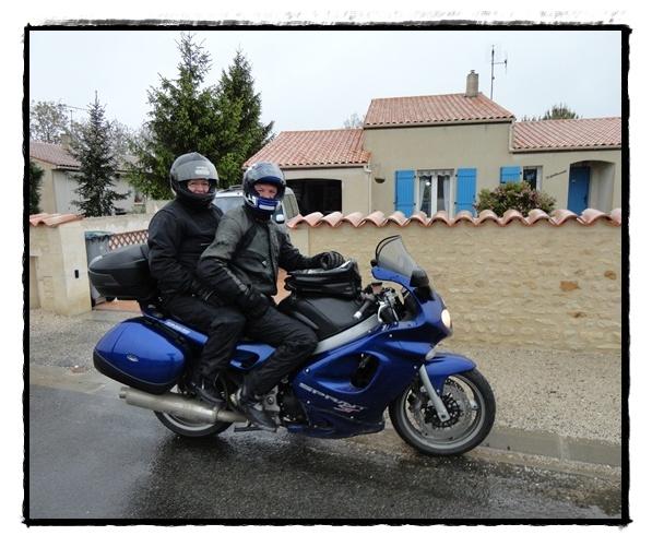 Le départ des motards, 8 mai 2012
