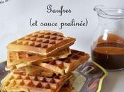 Gaufres sauce pralinée)