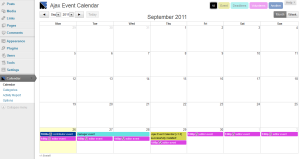 Ajax Event Calendar
