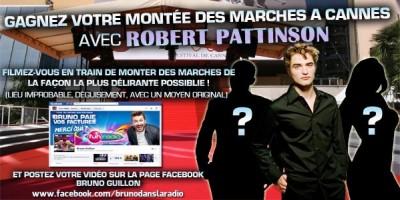 Montez les marches de Cannes avec Robert Pattinson !