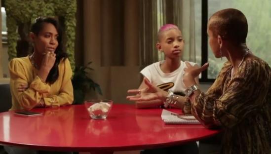 Red Table Talk: Jada, Willow et Adrienne