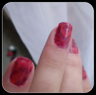 Mon 1er Nail Art: Water Marble la galère!!!