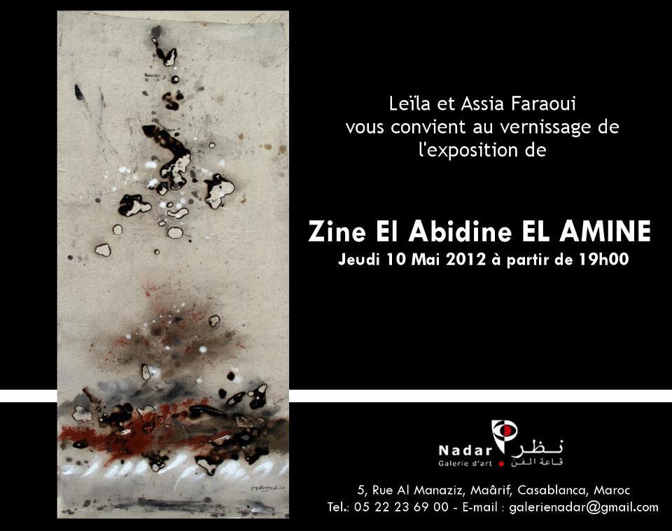 Ahmed el Amine(nouvelle sous-partie au vu des nombreuses notes à son nom) à la galerie Nadar